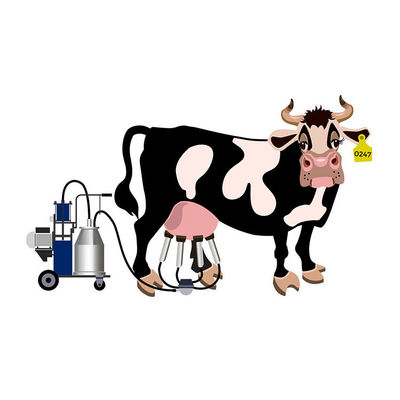 Cabra de la maquinaria agrícola en el tipo ordeñadora del pistón de Paquistán para las vacas