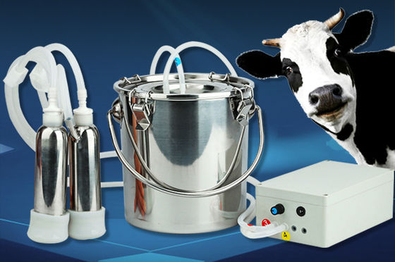 La ordeñadora de acero inoxidable eléctrica portátil de la vaca reforzó a Hemming For Longer Life
