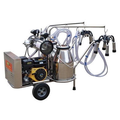 Tipo portátil automático eléctrico del motor de gasolina de la ordeñadora de la vaca de la cabra
