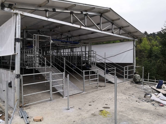 Sala de ordeño adaptable de la raspa de arenque de la cabra SUS304