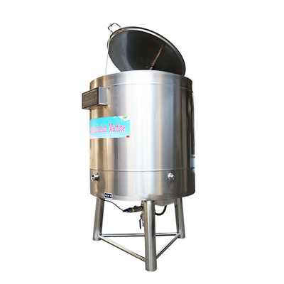 Acero inoxidable del pequeño pasteurizador casero de la leche del litro 50l del lote 100 de Htst 500l