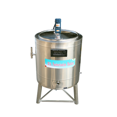 Acero inoxidable del pequeño pasteurizador casero de la leche del litro 50l del lote 100 de Htst 500l