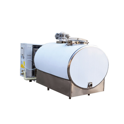 El tanque vestido doble 500L 304 de acero inoxidables del enfriamiento de la leche del almacenamiento
