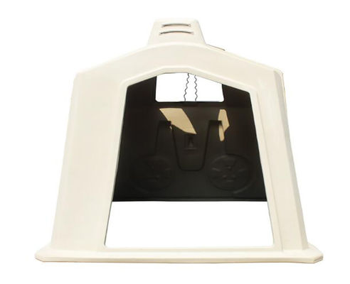 Los refugios del becerro del plástico de polietileno de la granja lechera acobardan la cabaña vertida